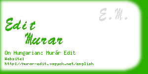 edit murar business card