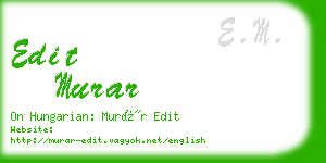 edit murar business card